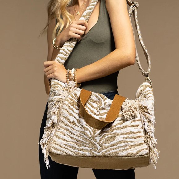 Handmade Tiger Motif Bag - Picture 6 of 16